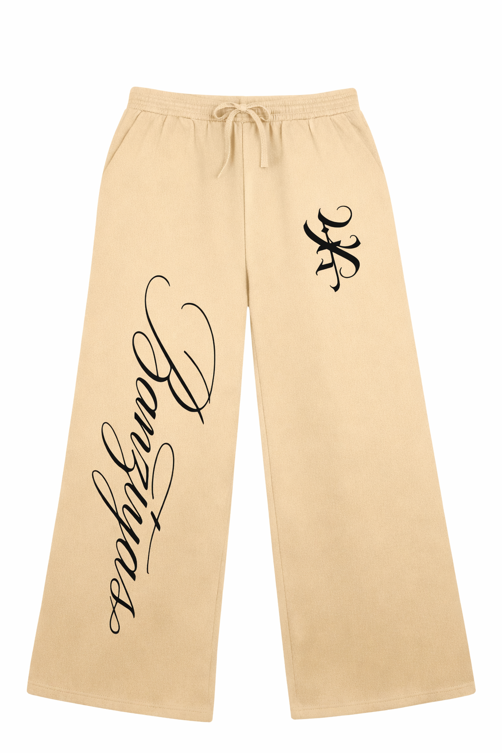 Benziyas Signature Oversized Trouser Beige