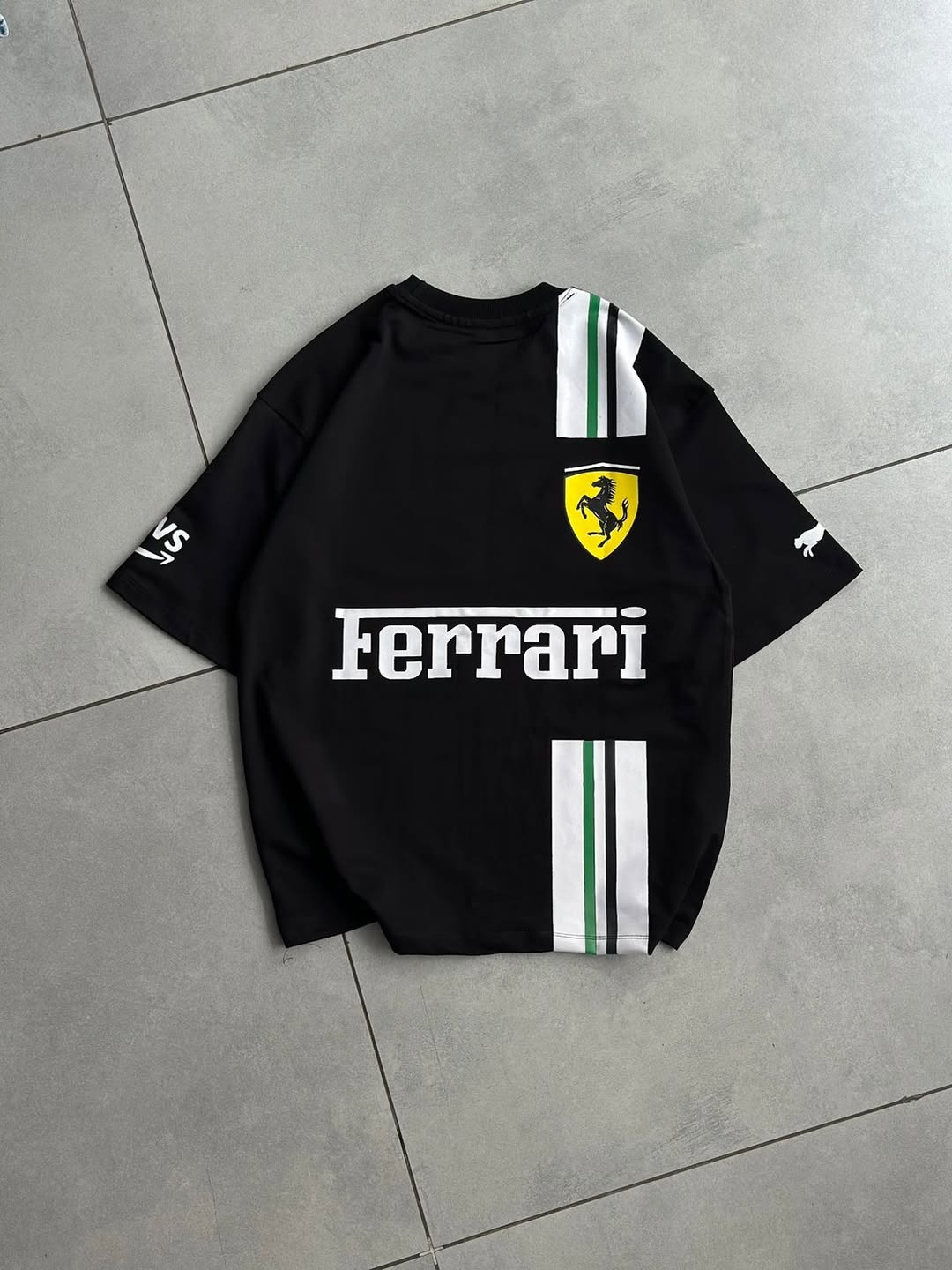 Black Racing Edition Oversized Tee