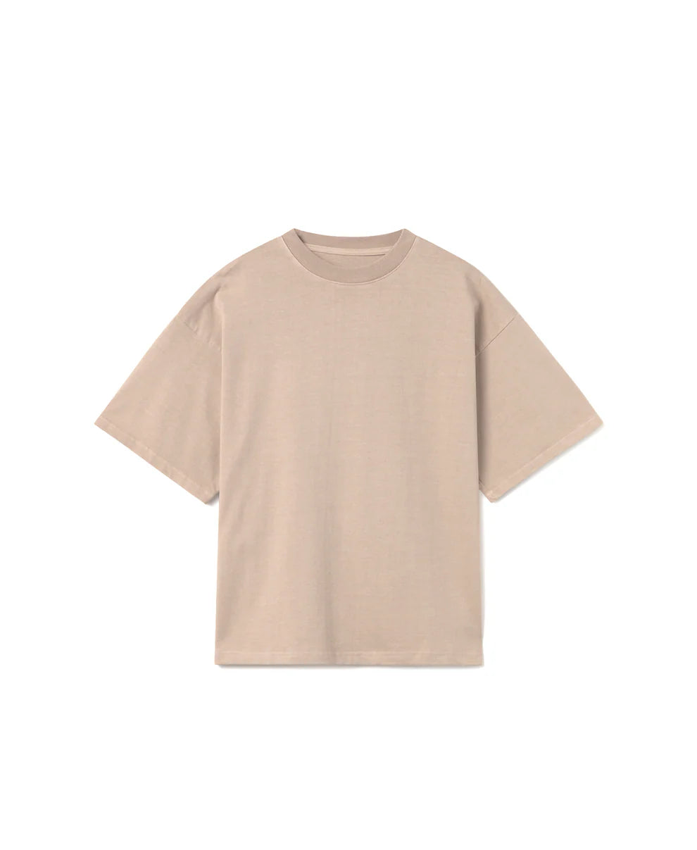 Banzigas Essential Oversized Tee – Sand Beige