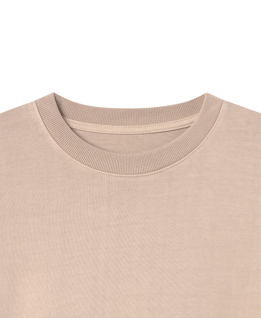 Banzigas Essential Oversized Tee – Sand Beige